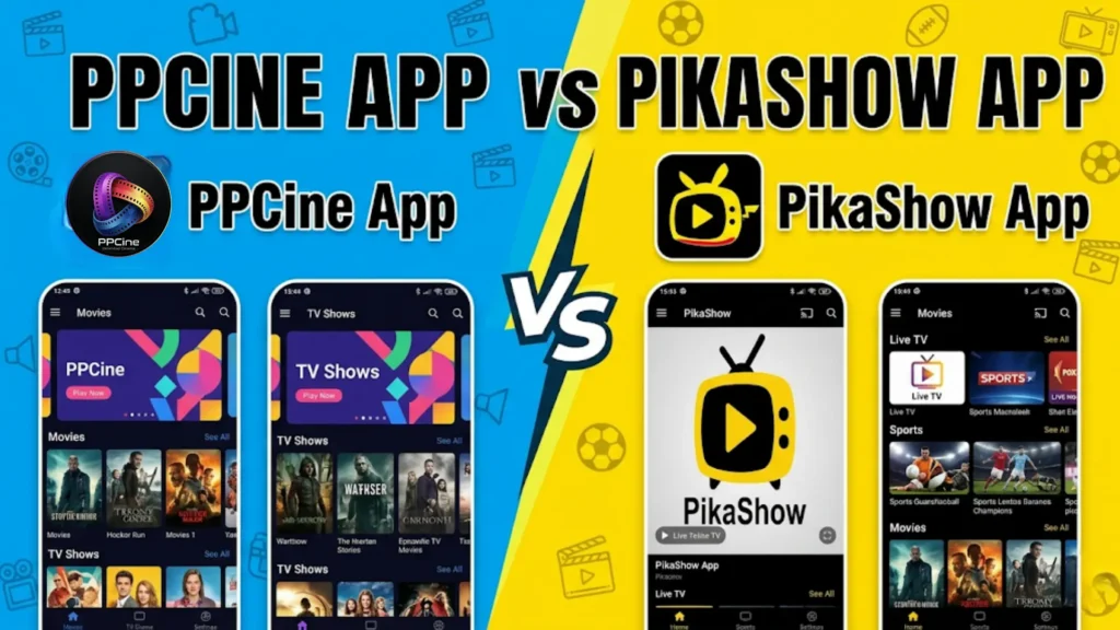 PPCine vs PikaShow Comparison for Android Streaming: Which App Is Better in 2026? 1 ppcine vs pikashow